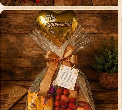 Cesta Aniversário Frutas