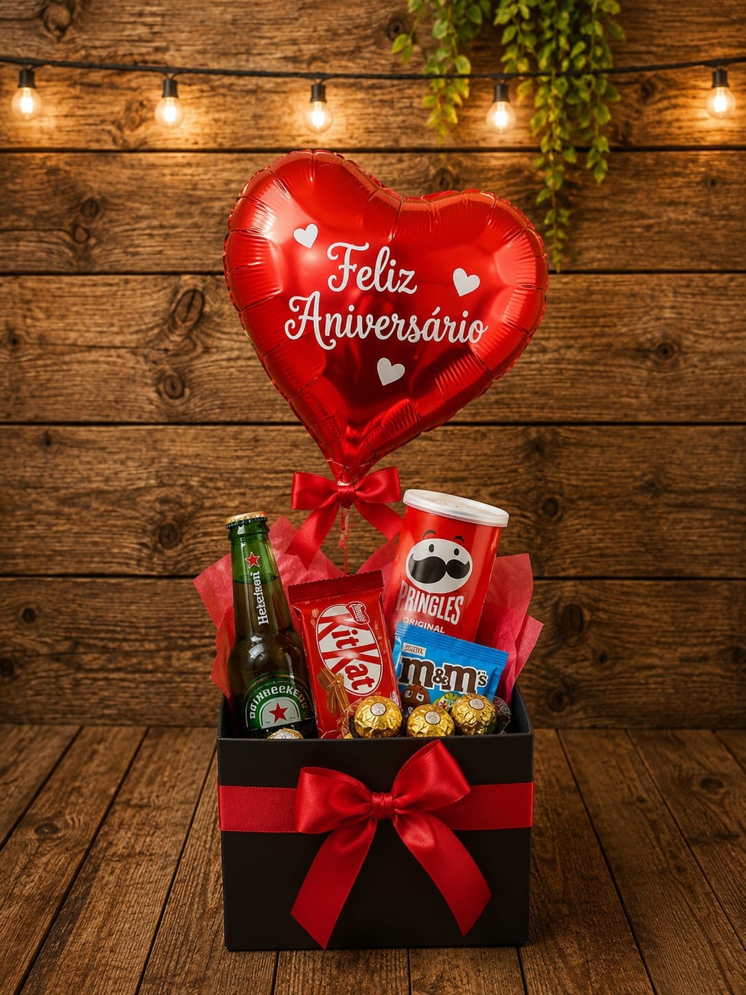 Cesta Feliz Aniversário Luxo