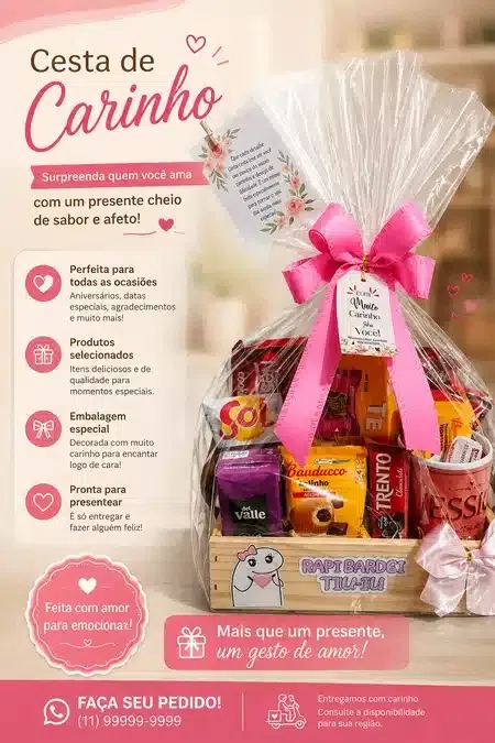 Cestas café da manhã tradicional